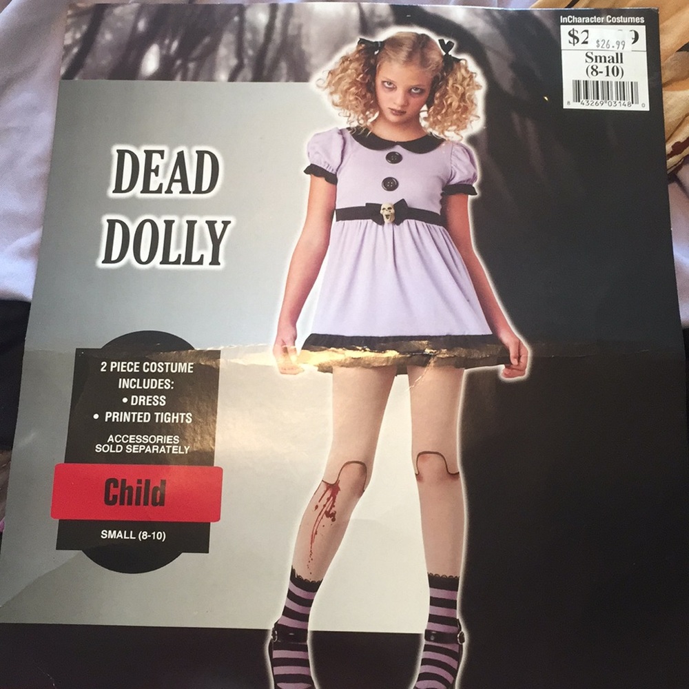 Girls Deadly Doll Costume